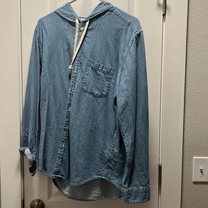 Blue long sleeve shirt